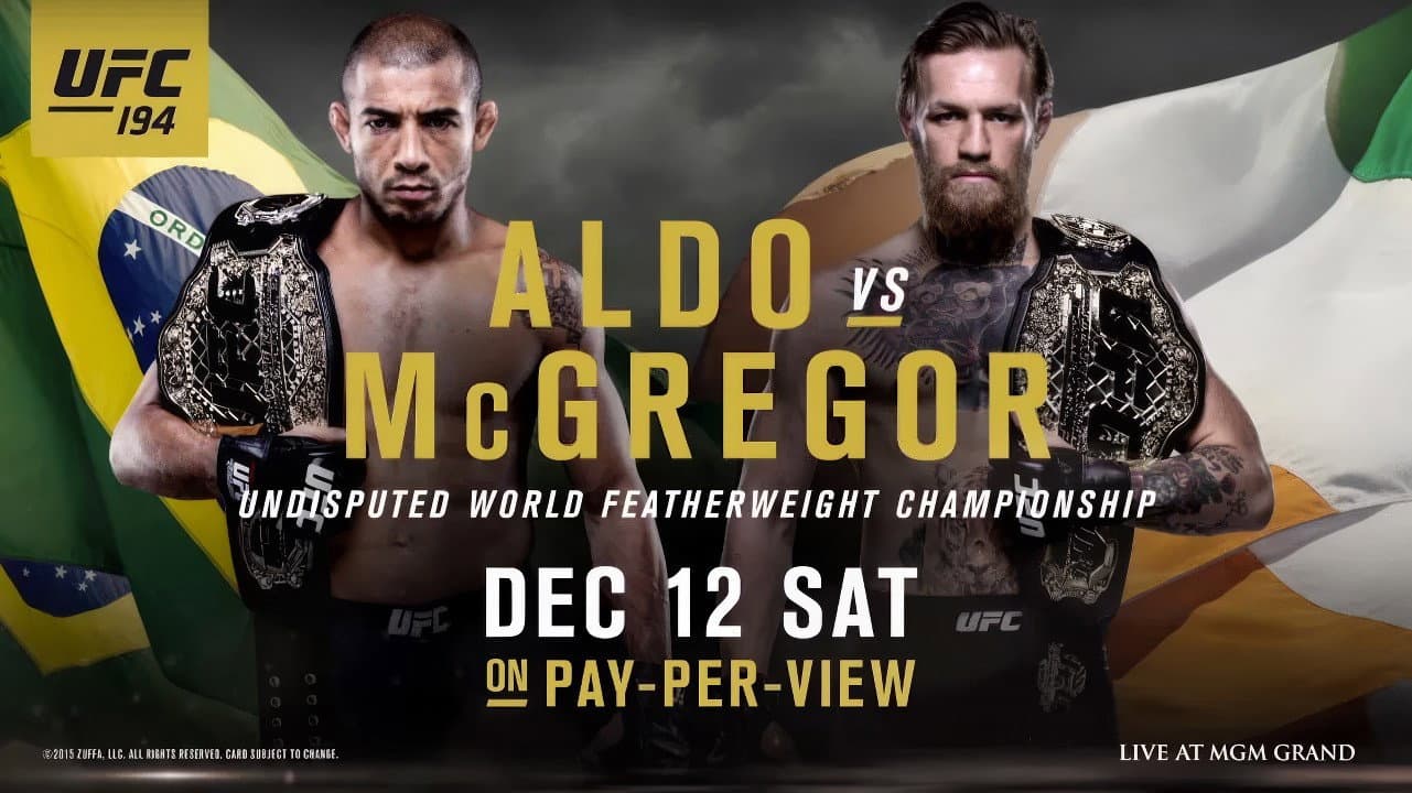UFC 194: Aldo vs. McGregor - immagine