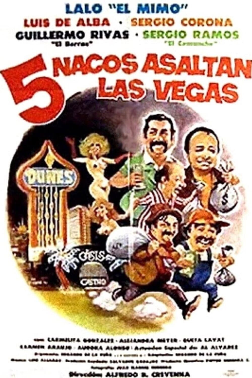 Poster di Cinco nacos asaltan Las Vegas