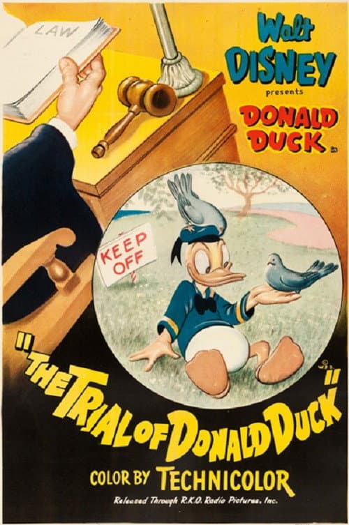 Poster di Paperino in tribunale