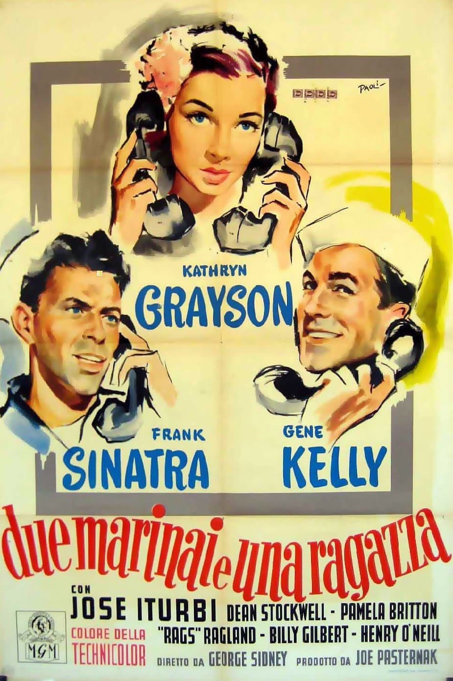 Poster di Due marinai e una ragazza