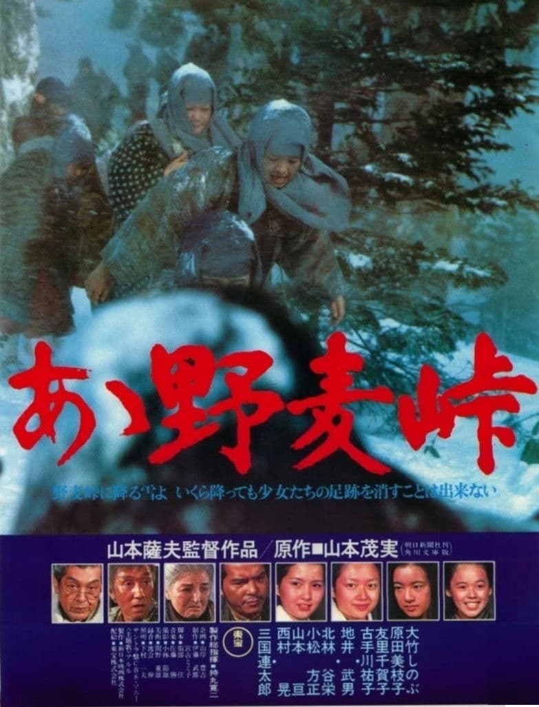 Poster di あゝ野麦峠