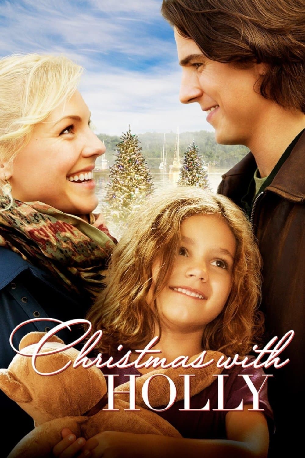 Poster di Natale con Holly