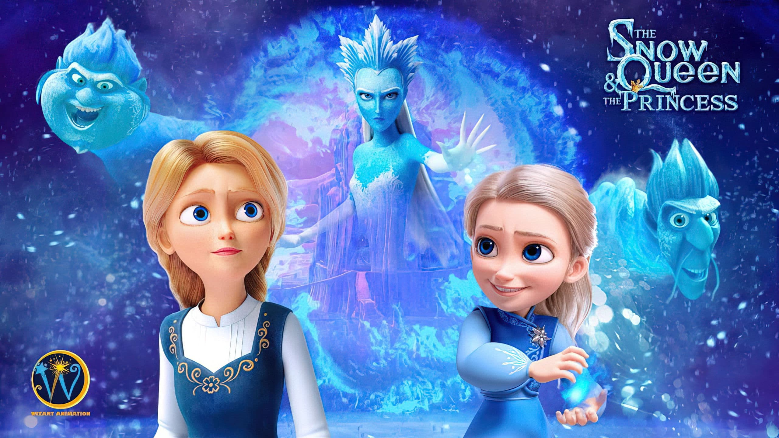 La regina delle nevi e la principessa - immagine