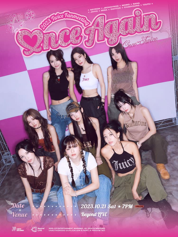 Poster di Beyond Live - 2023 TWICE FANMEETING 〈ONCE AGAIN〉