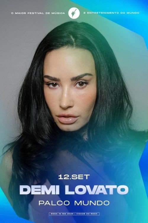 Poster di Demi Lovato - Rock in Rio 2026