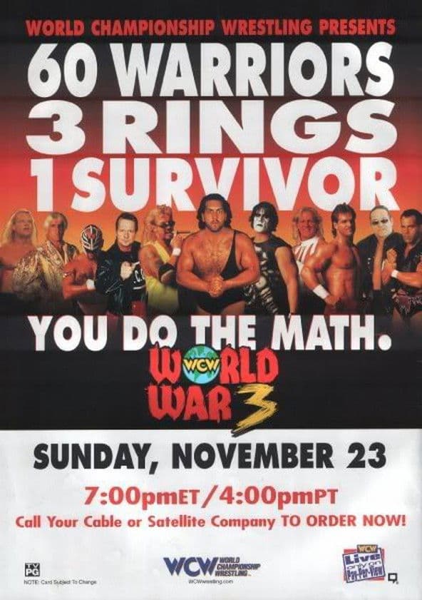 Poster di WCW World War 3 1997
