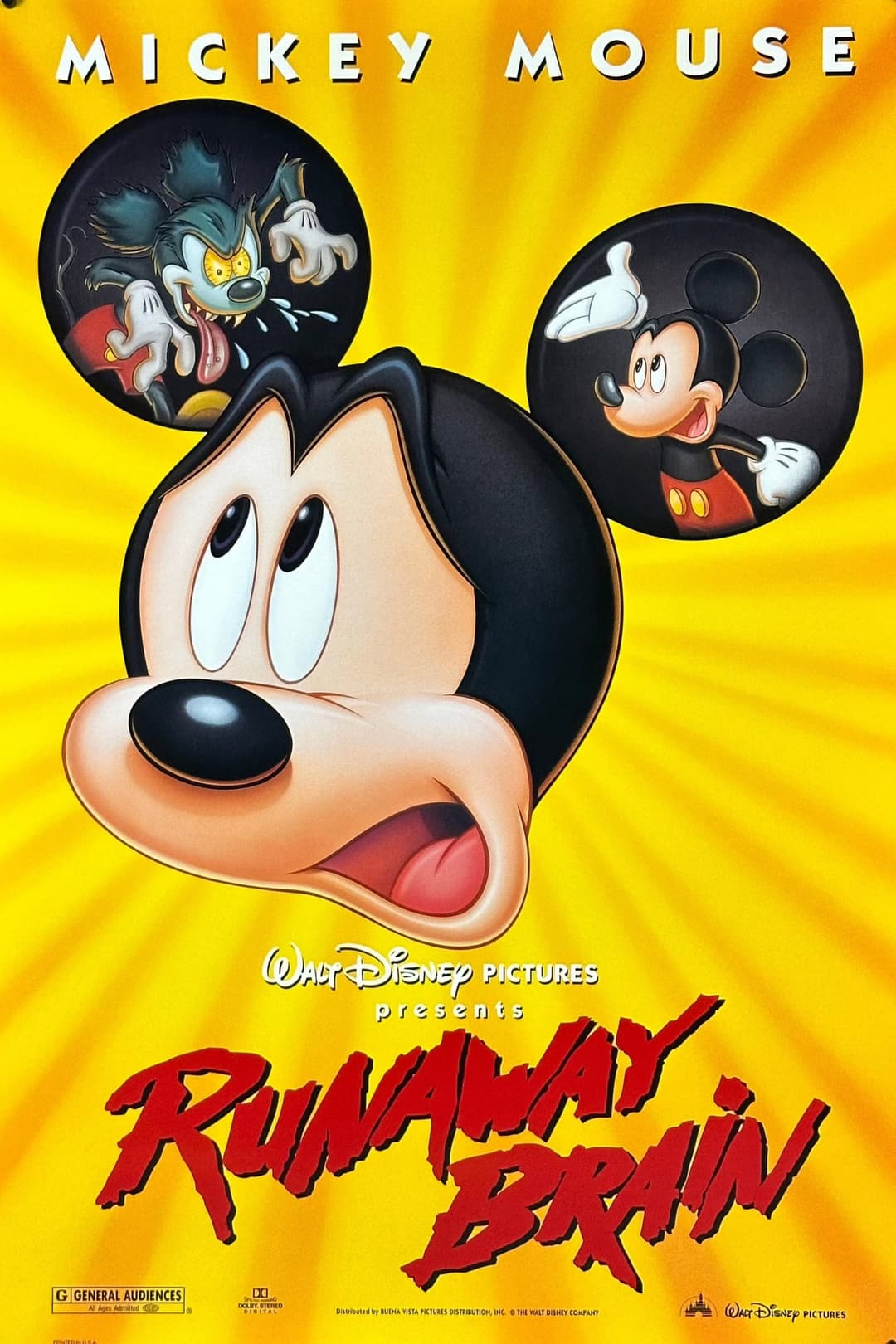 Poster di Topolino e il cervello in fuga