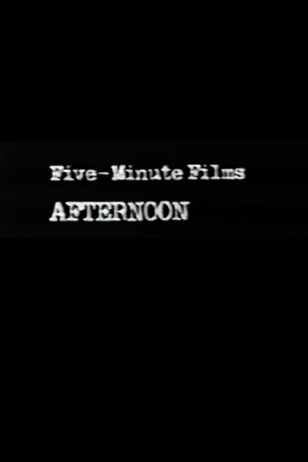 Poster di Afternoon