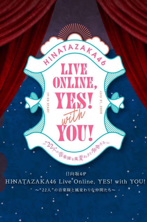 Poster di HINATAZAKA46 Live Online，YES！with YOU！