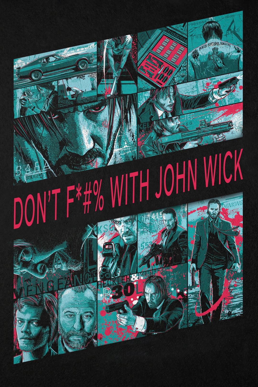 Poster di Don't F*#% With John Wick