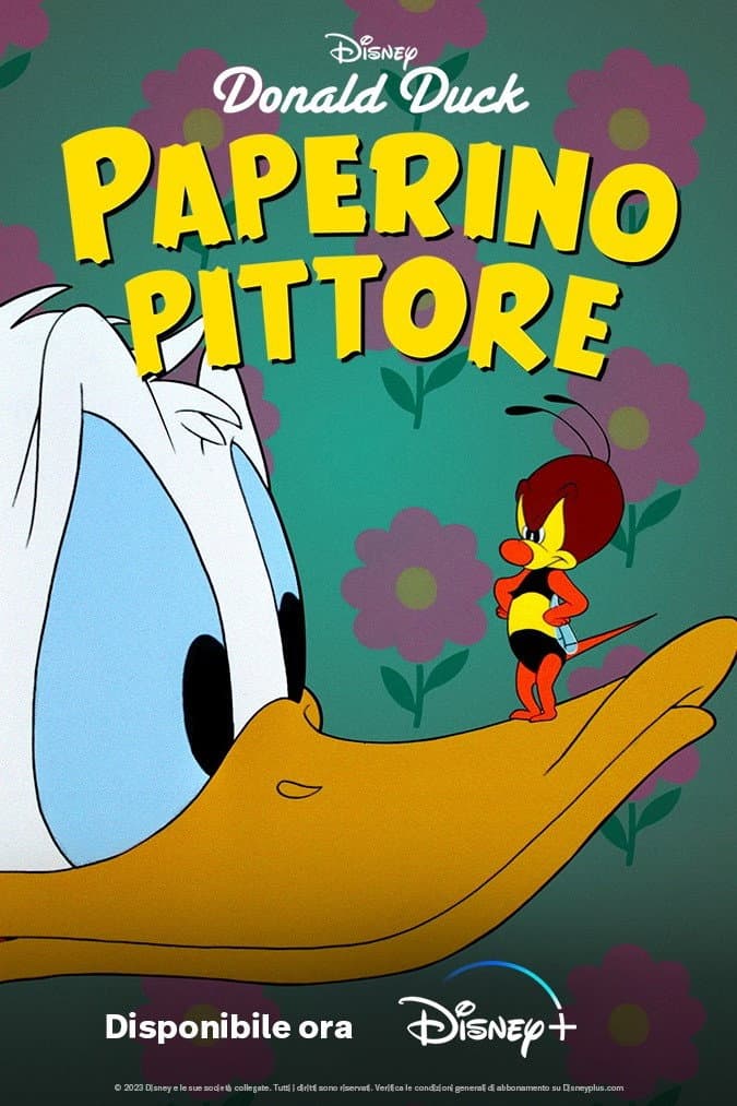Poster di Paperino pittore