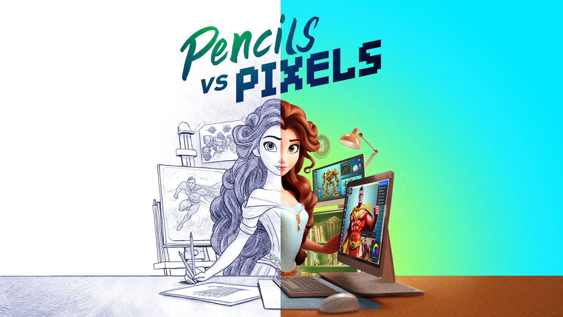 Pencils vs Pixels - immagine