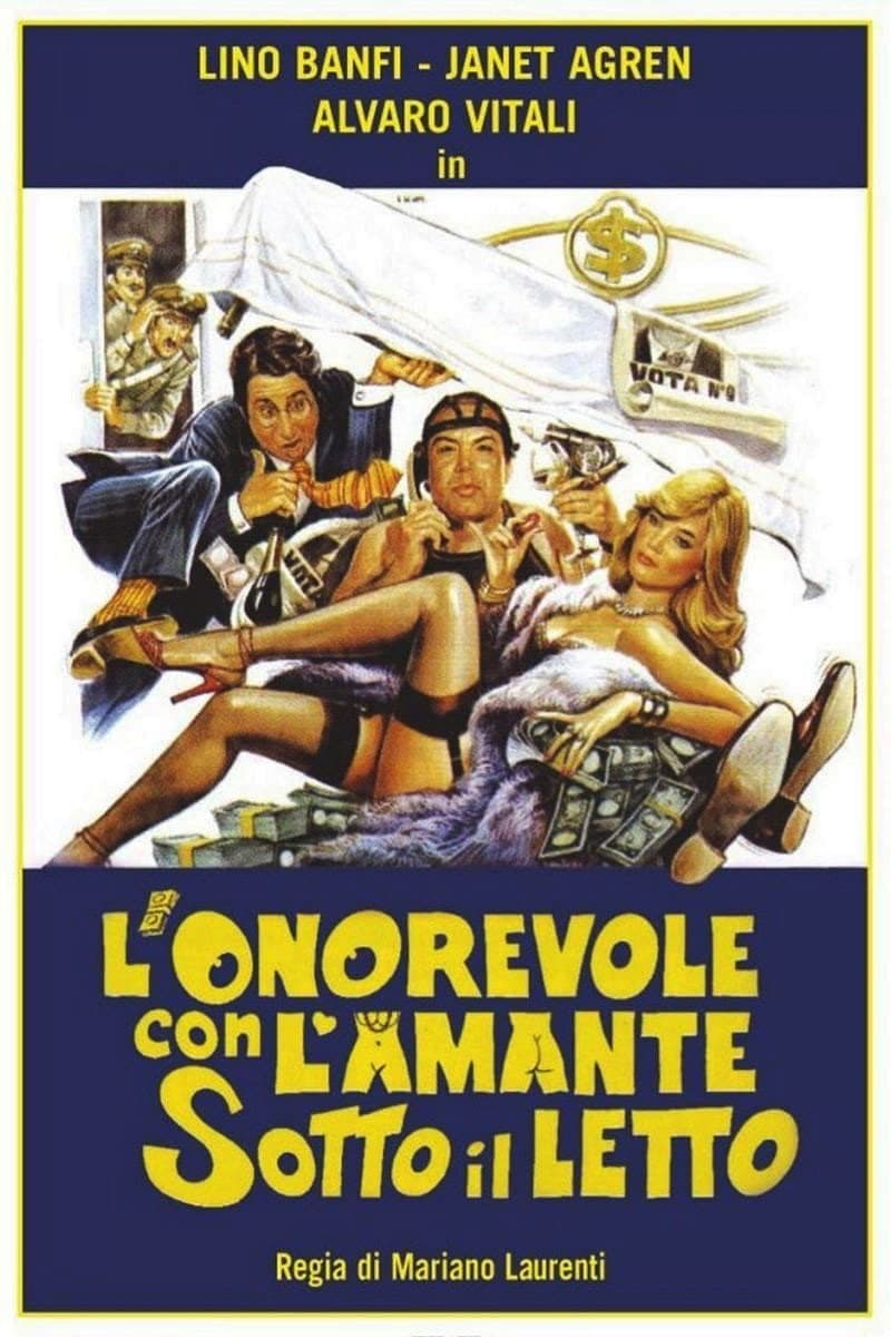 Poster di L'onorevole con l'amante sotto il letto