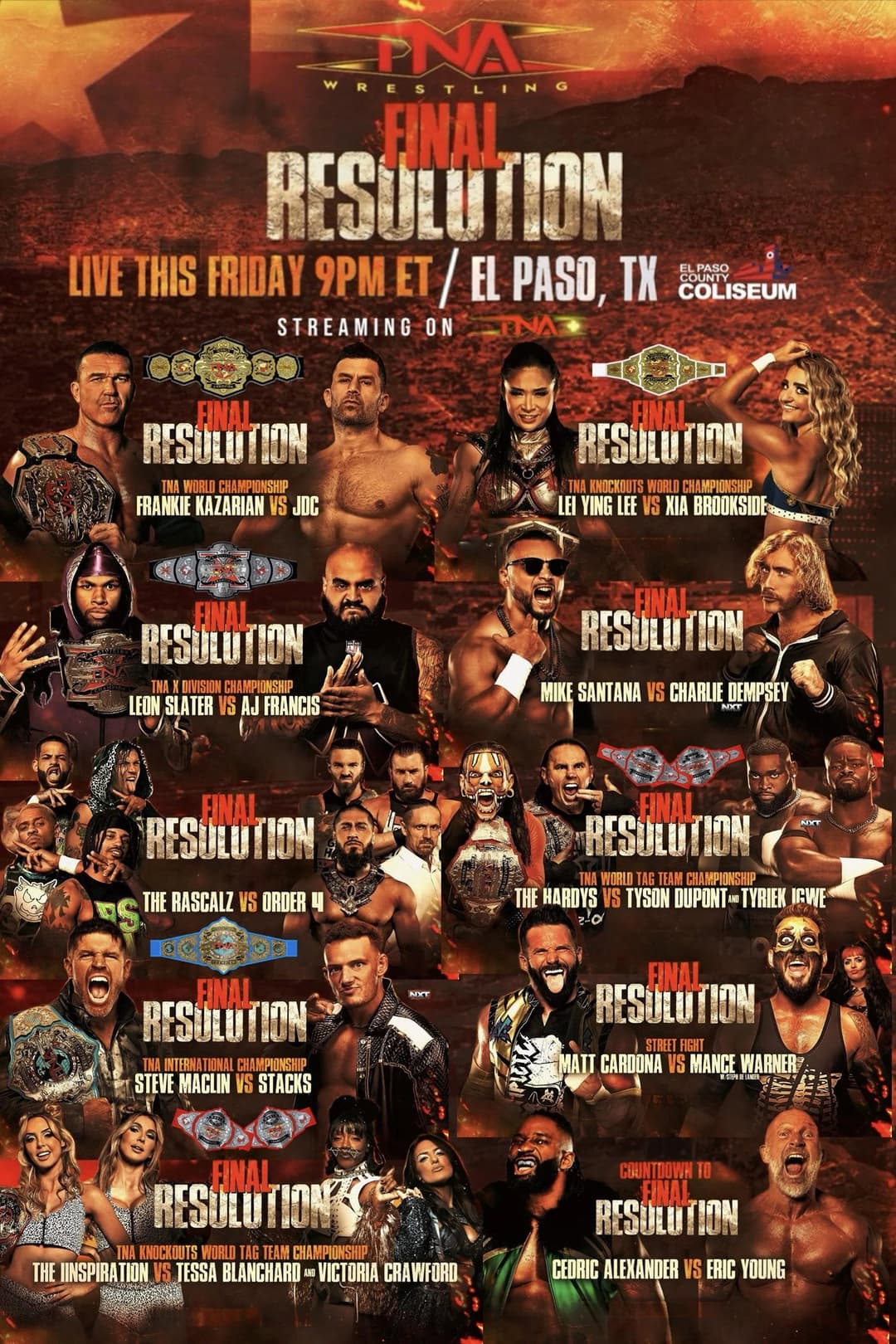 Poster di TNA Final Resolution 2025