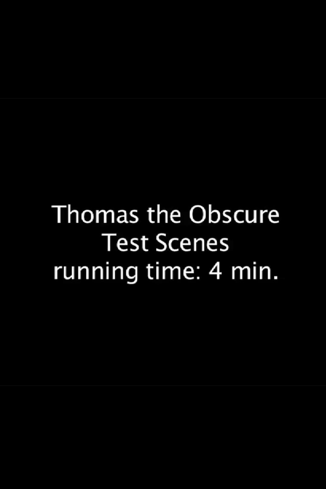 Poster di Thomas the Obscure
