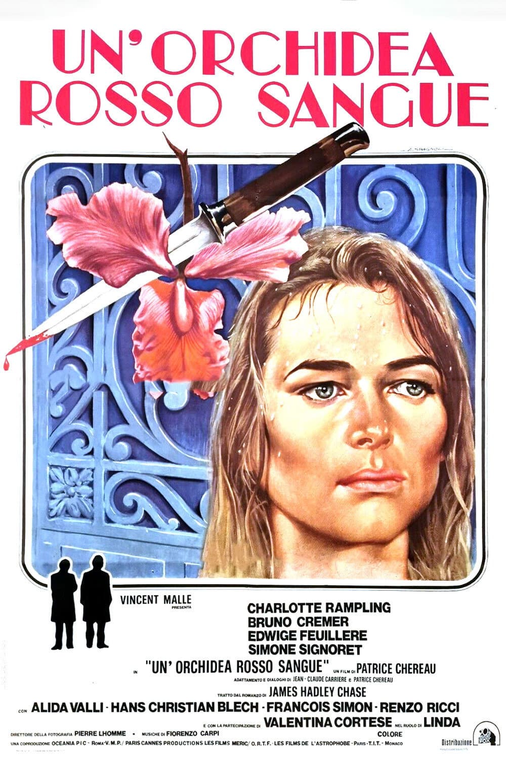 Poster di Un'orchidea rosso sangue