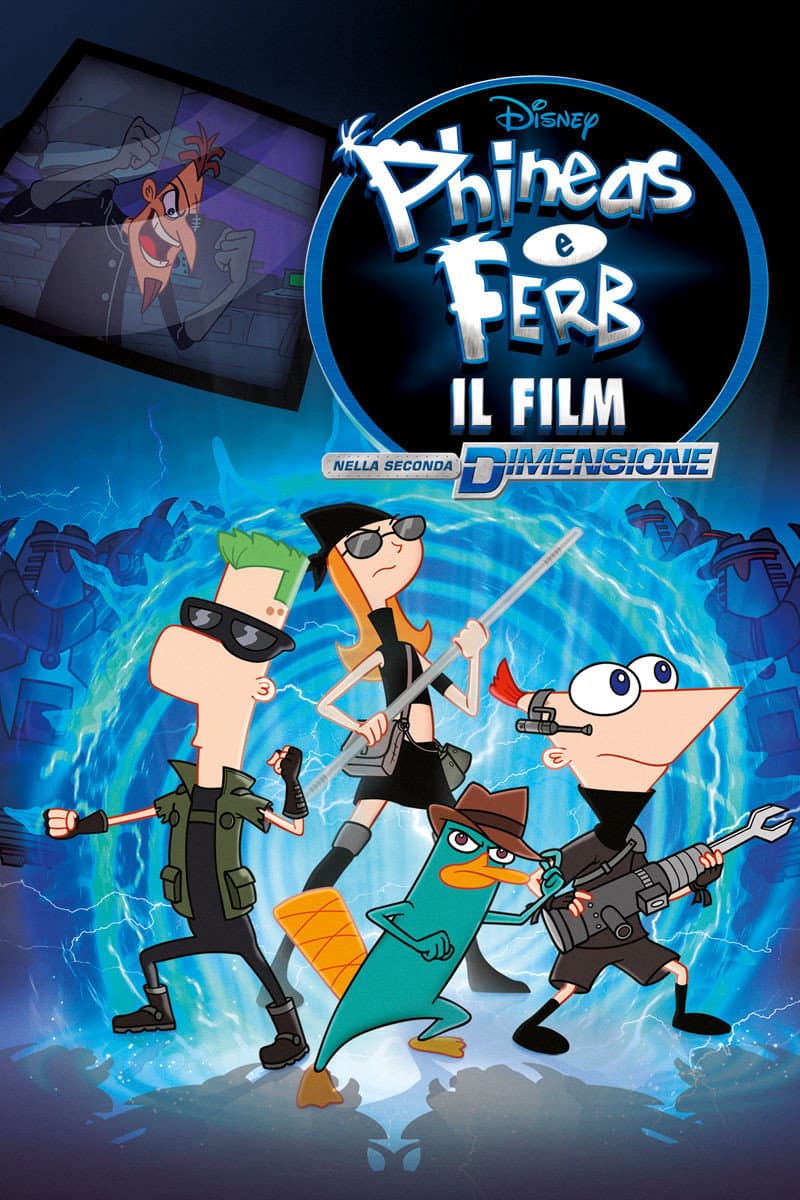 Poster di Phineas e Ferb: Il film - Nella seconda dimensione