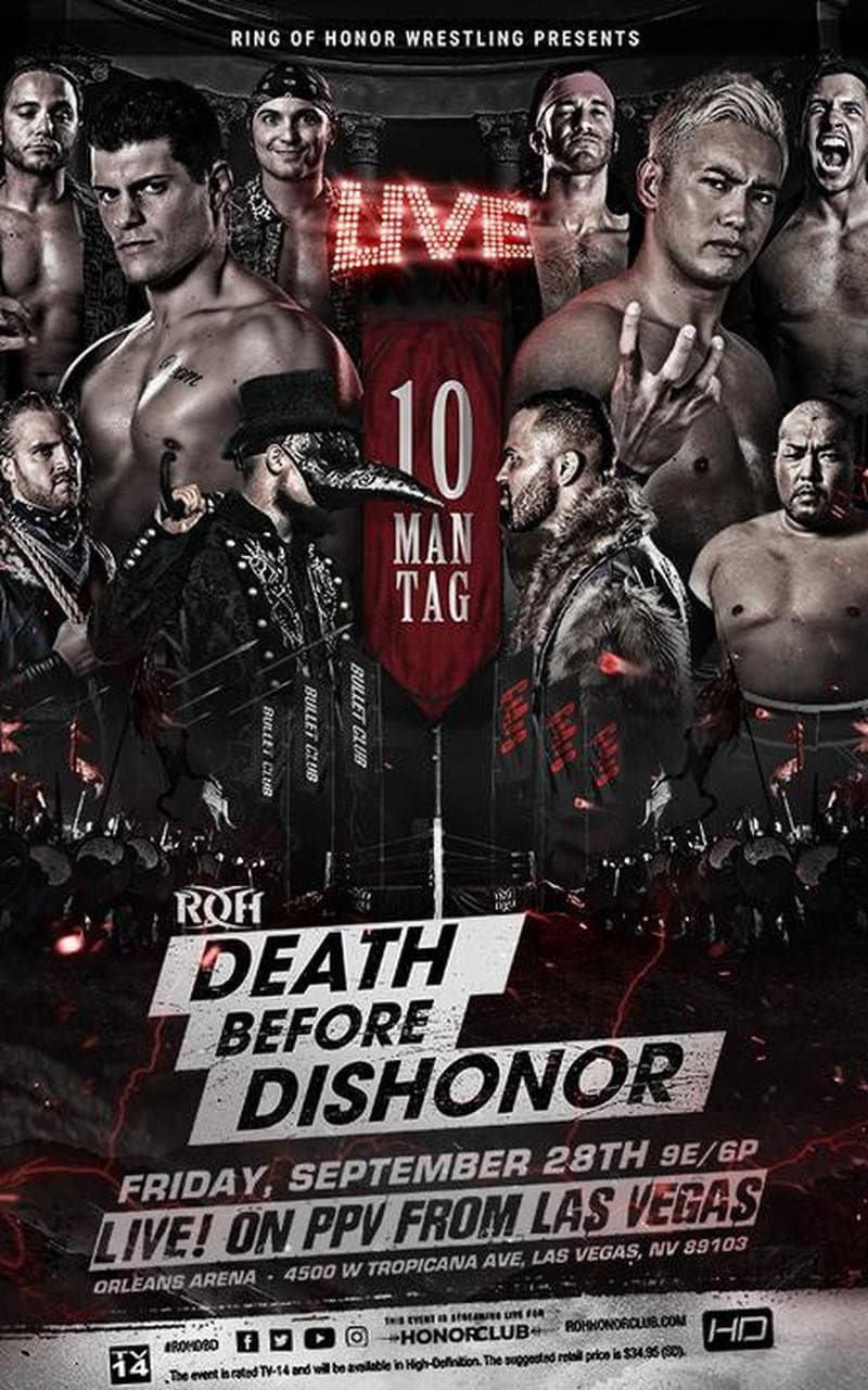 Poster di ROH: Death Before Dishonor XVI