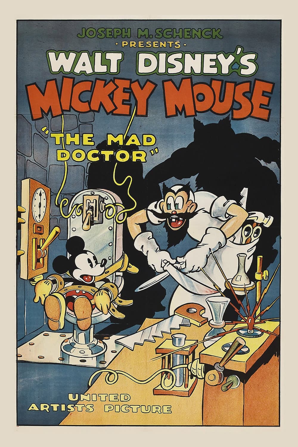 Poster di Topolino e lo scienziato pazzo