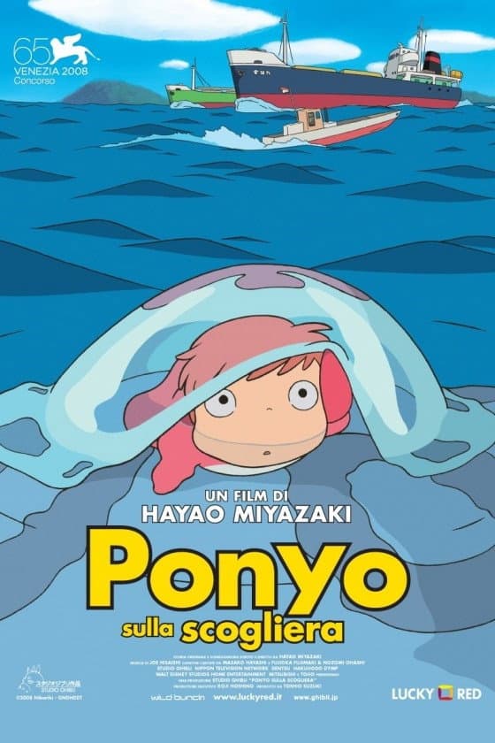 Poster di Ponyo sulla scogliera