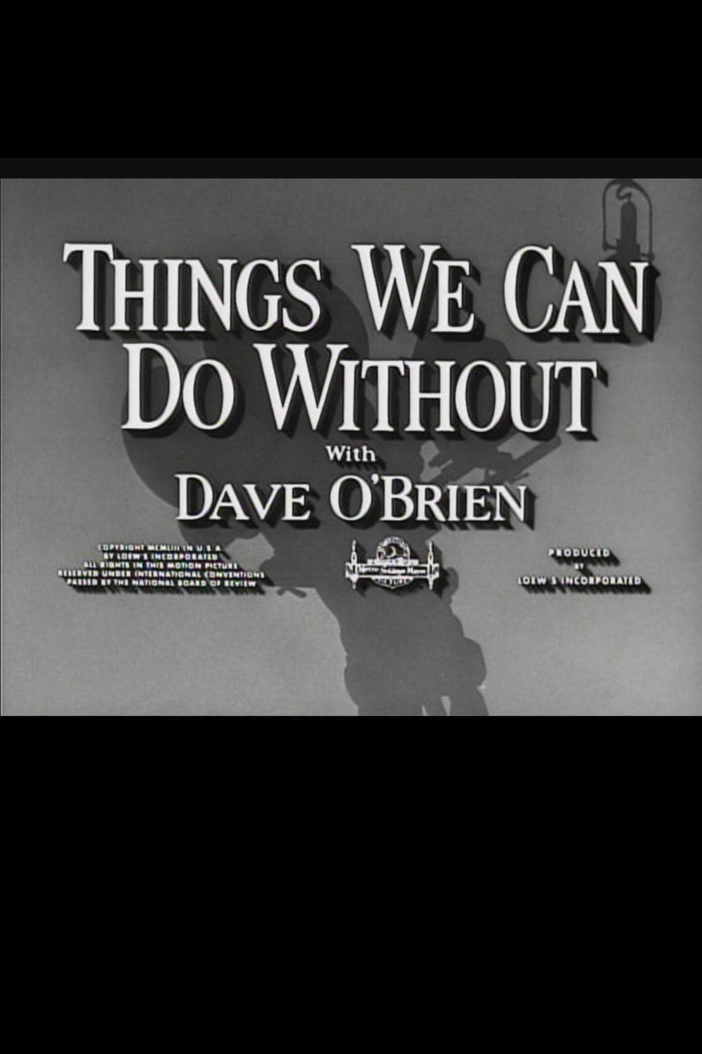 Poster di Things We Can Do Without