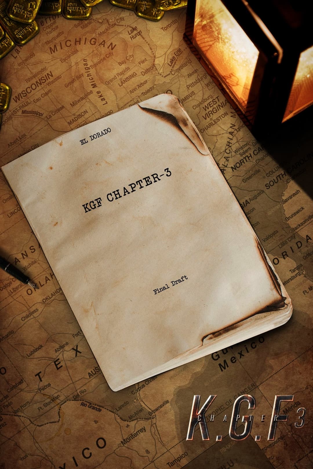 Poster di ಕೆ.ಜಿ.ಎಫ್: Chapter 3