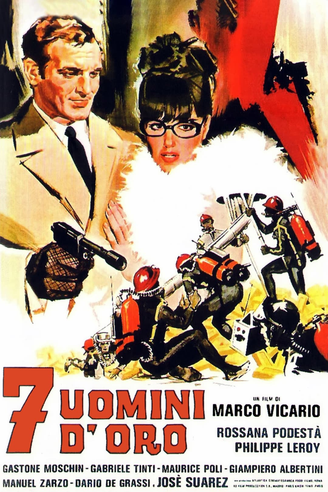 Poster di Sette uomini d'oro