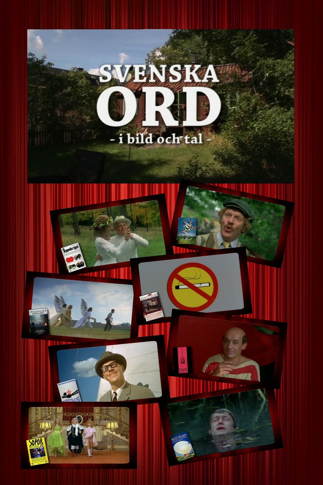 Poster di Svenska ord i bild och tal