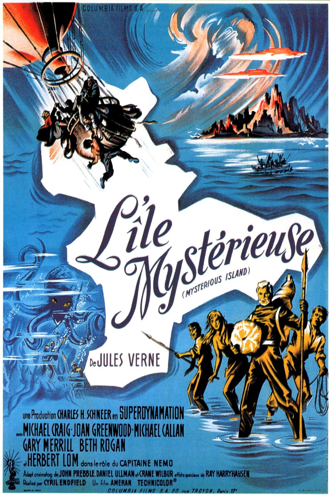 Poster di L'Île Mystérieuse