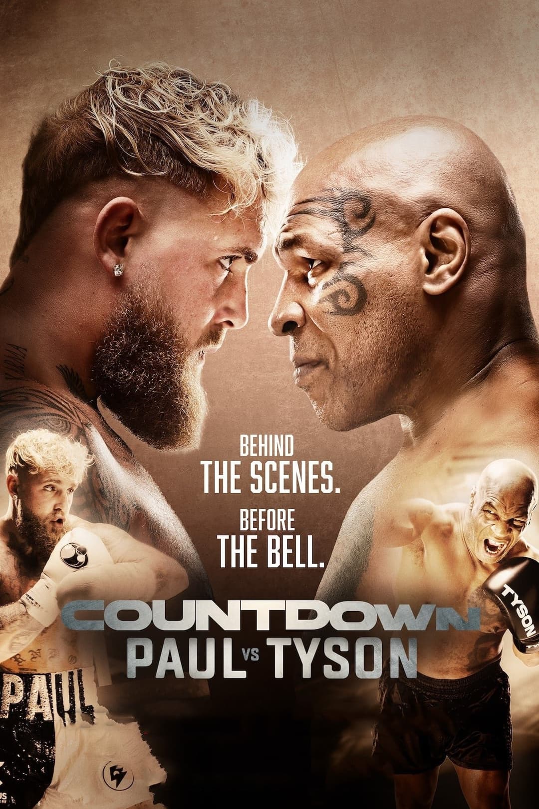 Poster di Jake Paul vs. Mike Tyson: conto alla rovescia