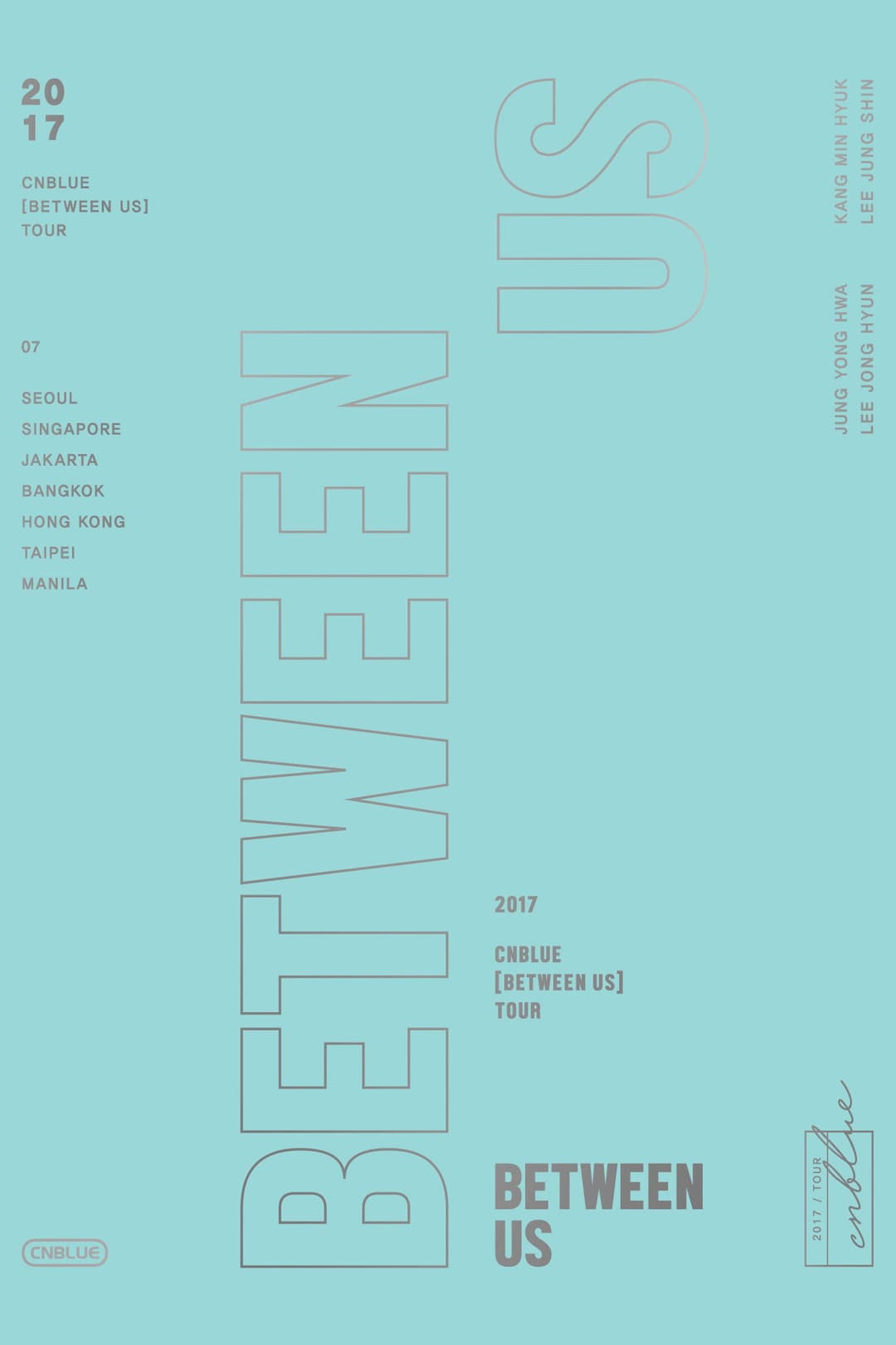 Poster di CNBLUE LIVE IN SEOUL：BETWEEN US