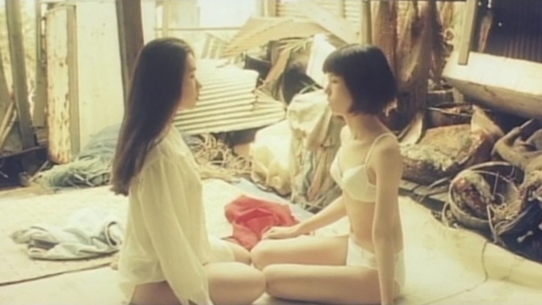 本番レズ　恥ずかしい体位 - immagine