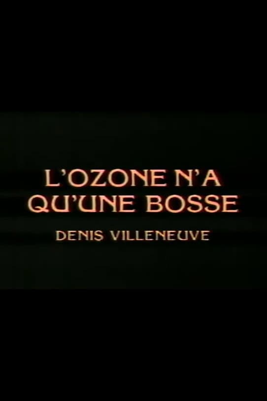 Poster di L'ozone n'a qu'une bosse