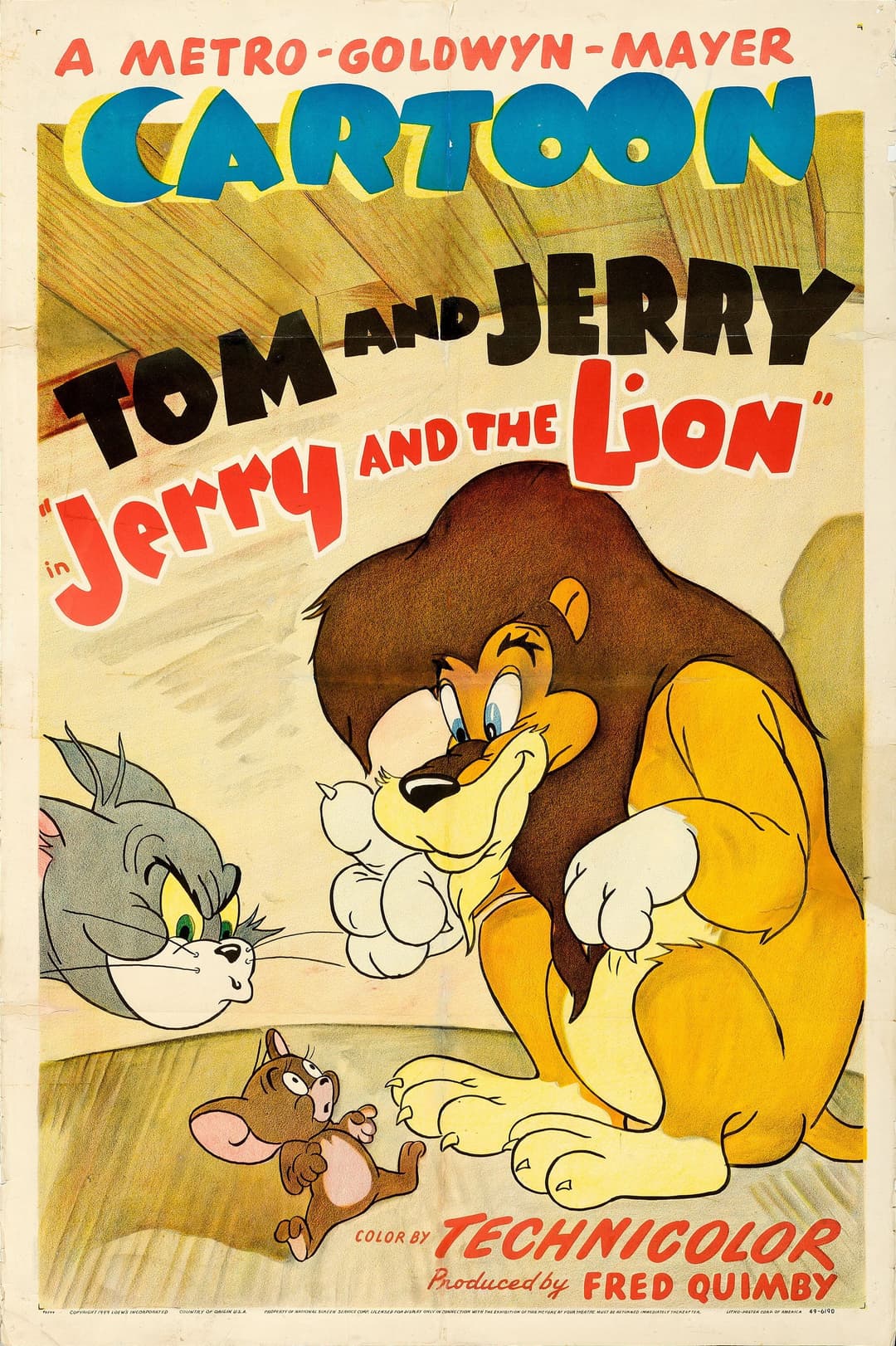 Poster di Jerry e il leone