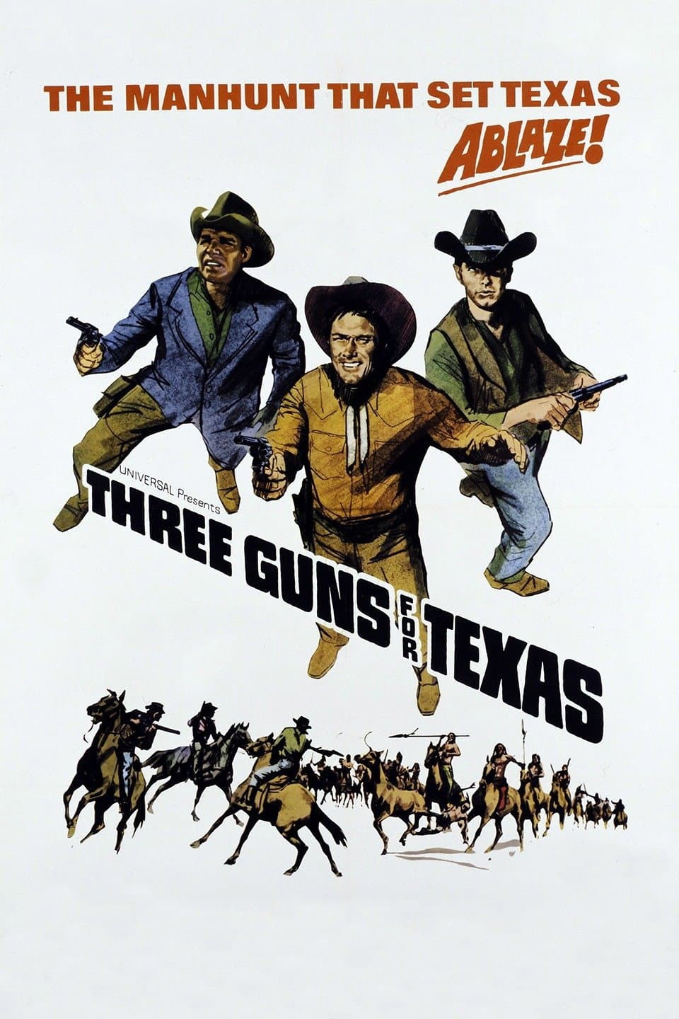 Poster di Three Guns for Texas
