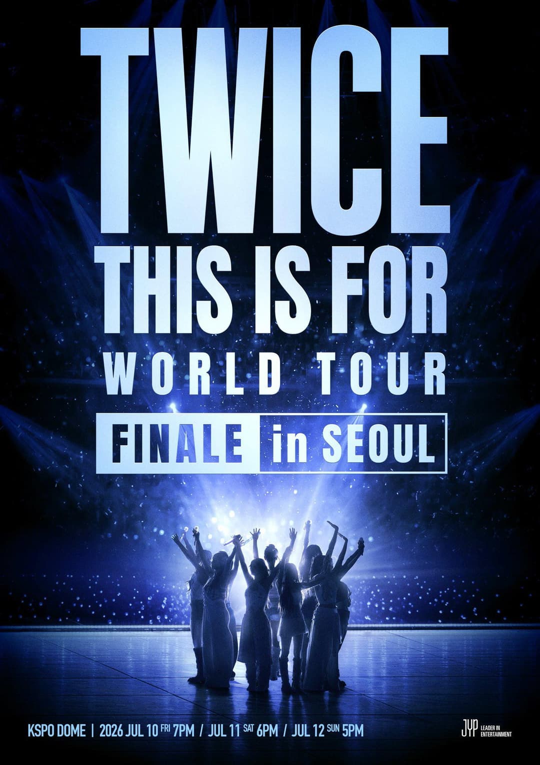 Poster di TWICE 〈THIS IS FOR〉 WORLD TOUR FINALE in SEOUL
