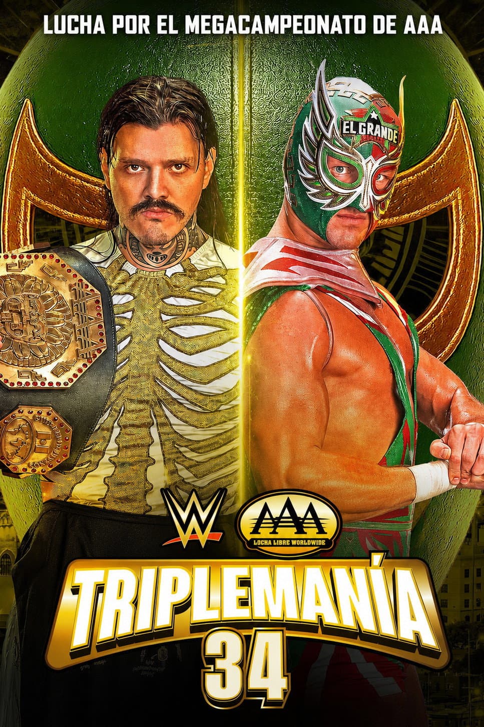 Poster di AAA Triplemanía 34 - Sunday