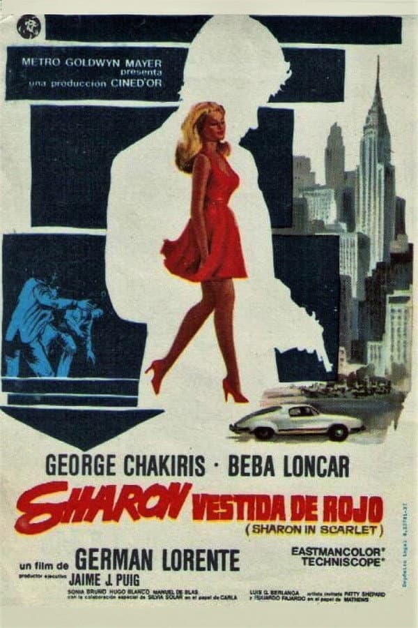 Poster di Sharon vestida de rojo