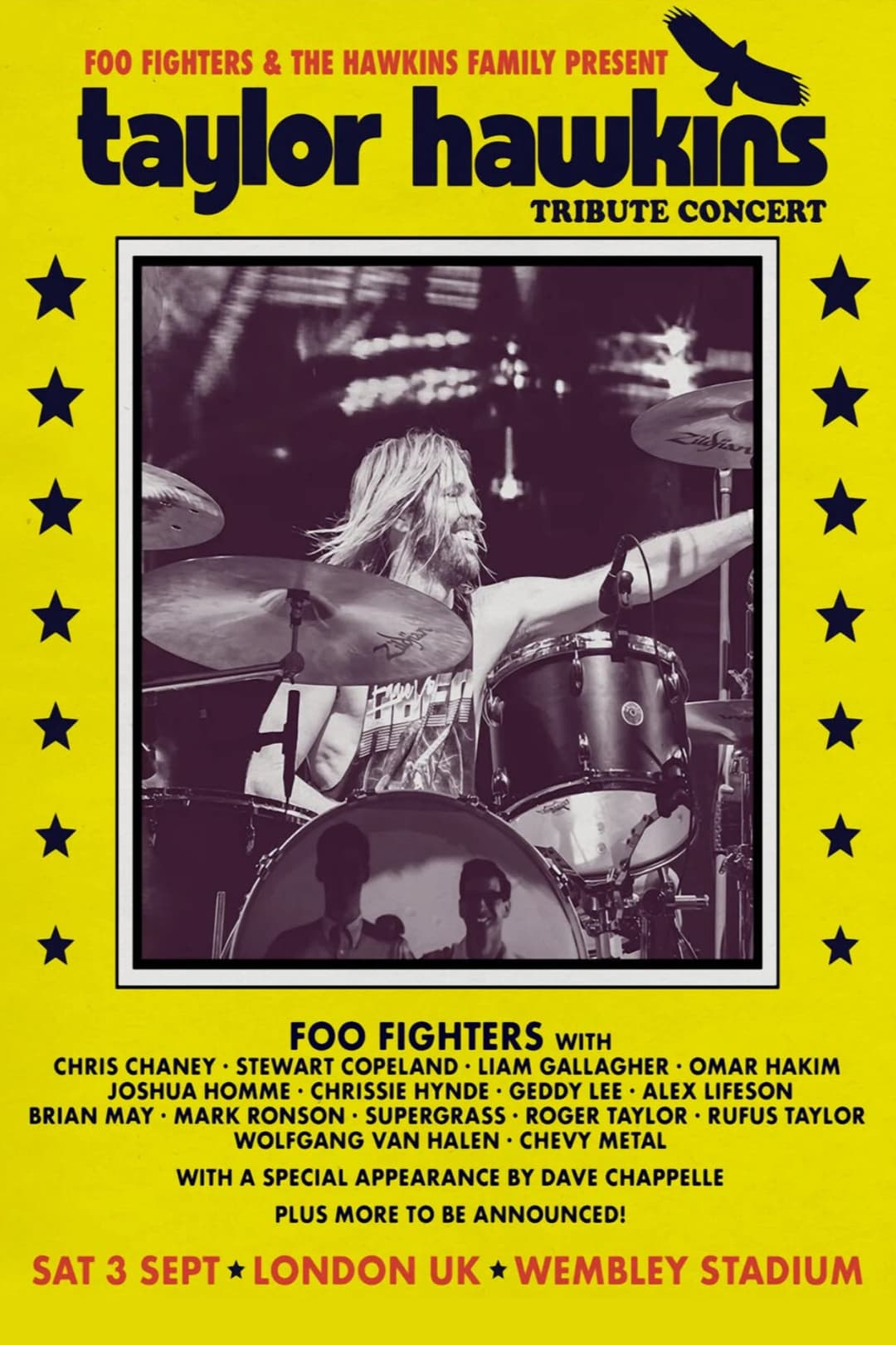 Poster di Taylor Hawkins Tribute Concert