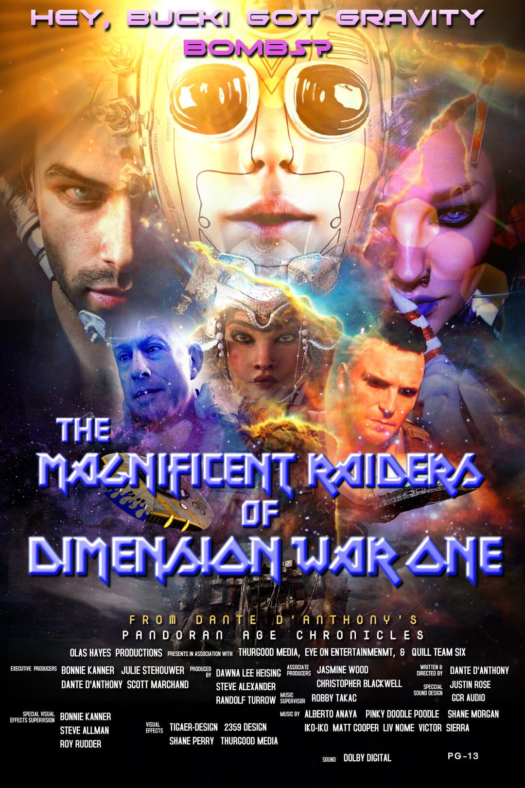 Poster di The Magnificent Raiders of Dimension War One