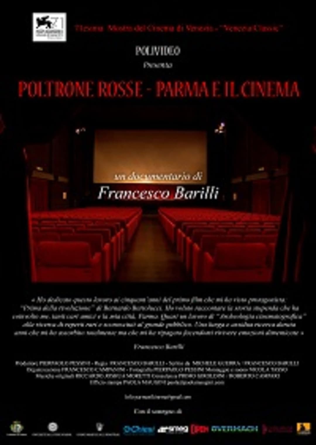 Poster di Poltrone Rosse - Parma e il cinema