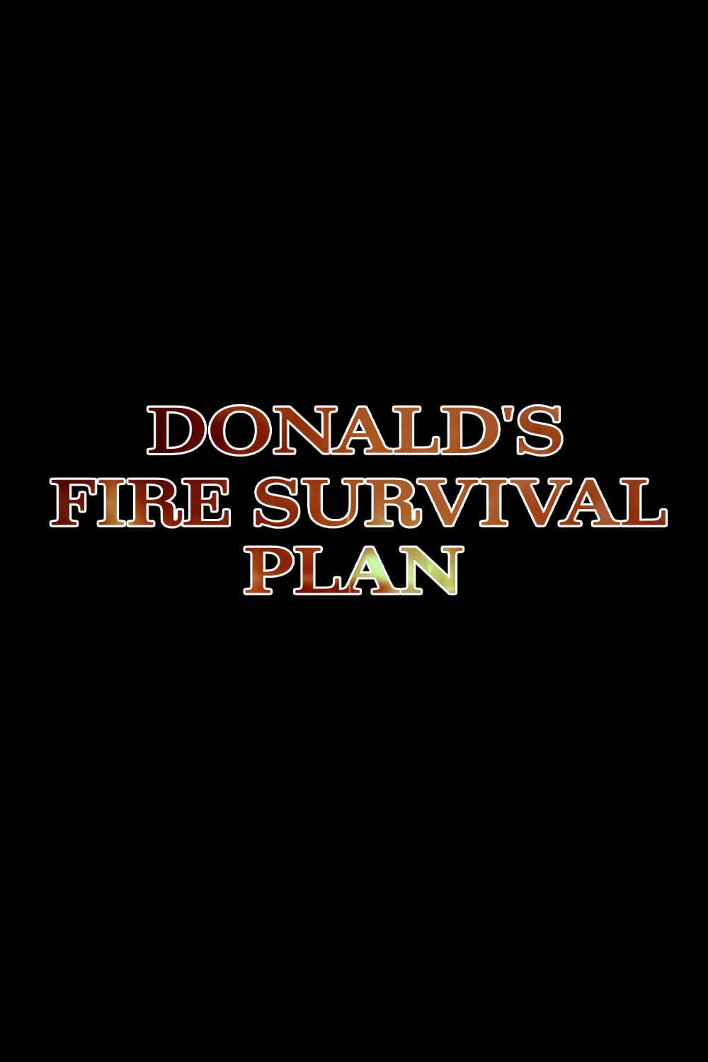 Poster di Donald's Fire Survival Plan