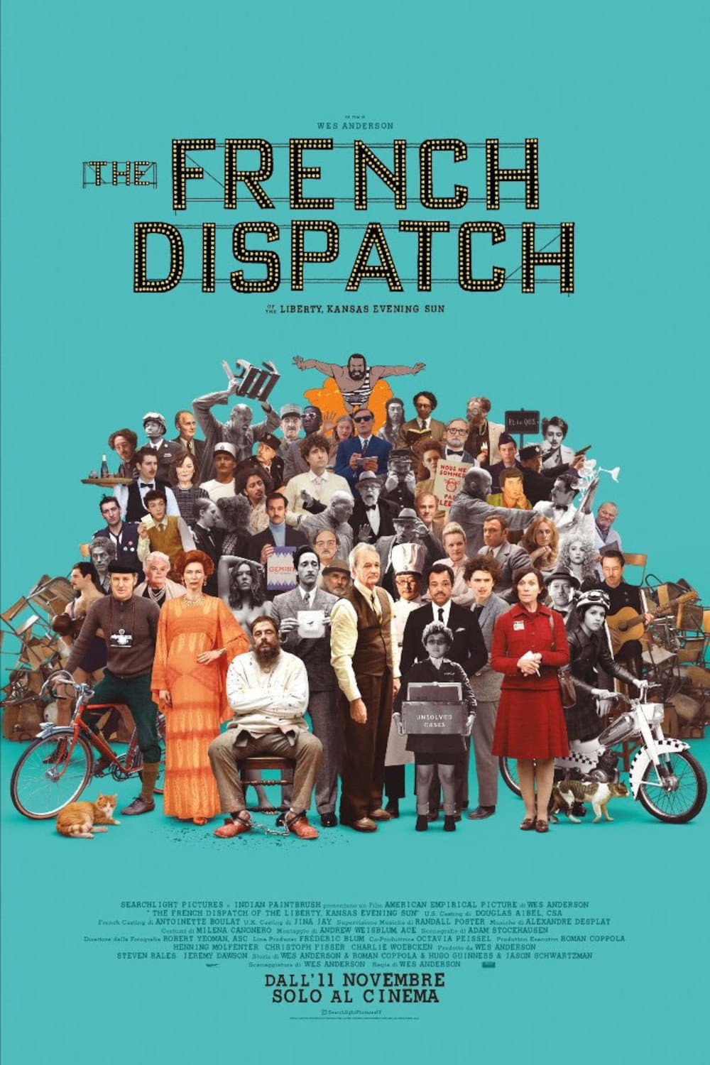 Poster di The French Dispatch of the Liberty, Kansas Evening Sun