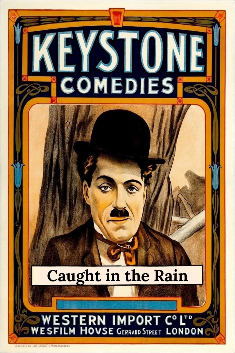 Poster di Charlot sotto la pioggia