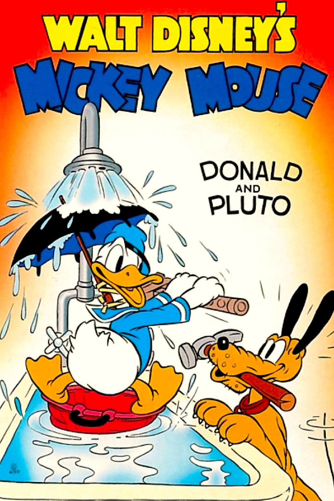 Poster di Paperino e Pluto