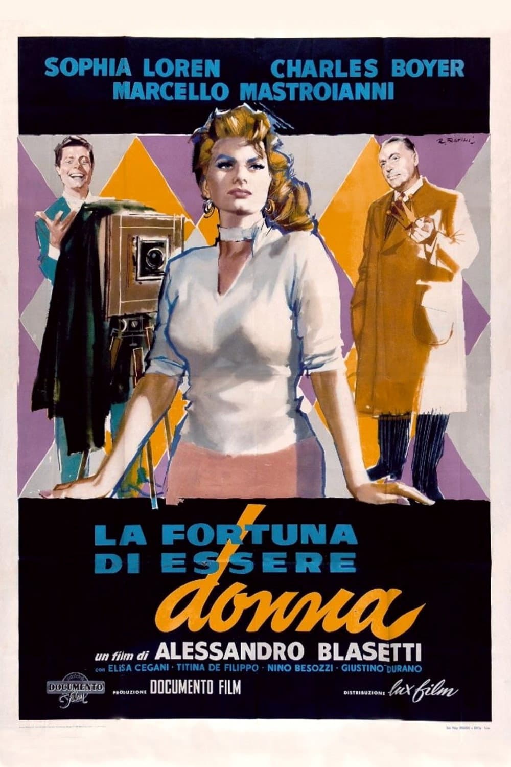 Poster di La fortuna di essere donna