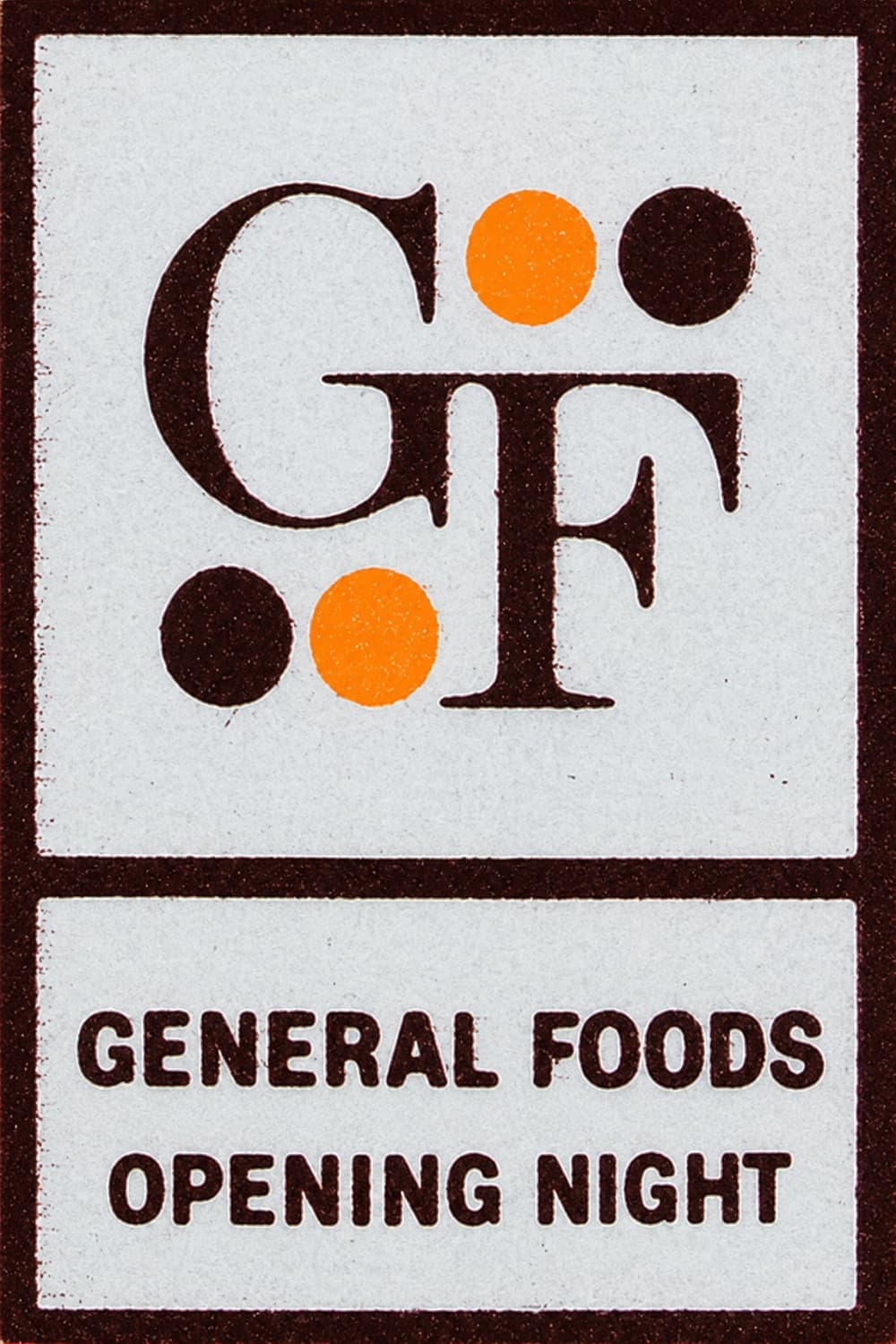Poster di General Foods Opening Night