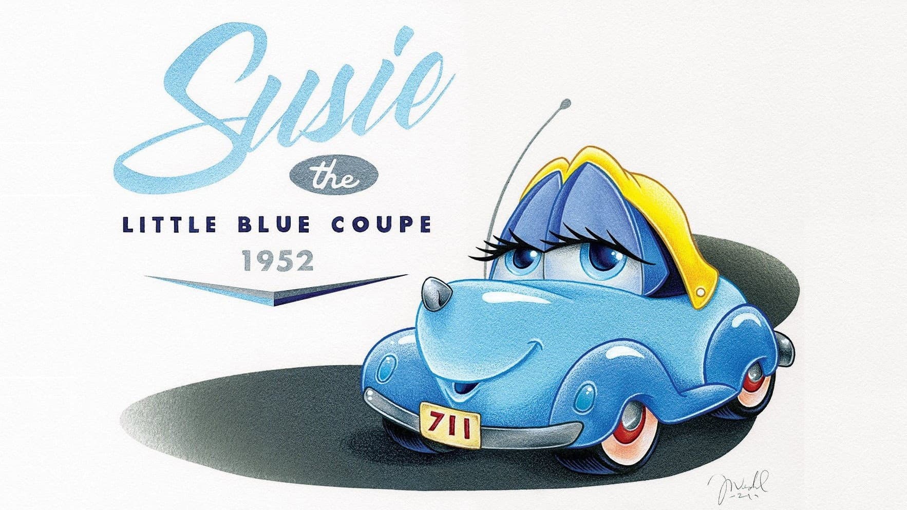 Susie, la piccola coupé blu - immagine