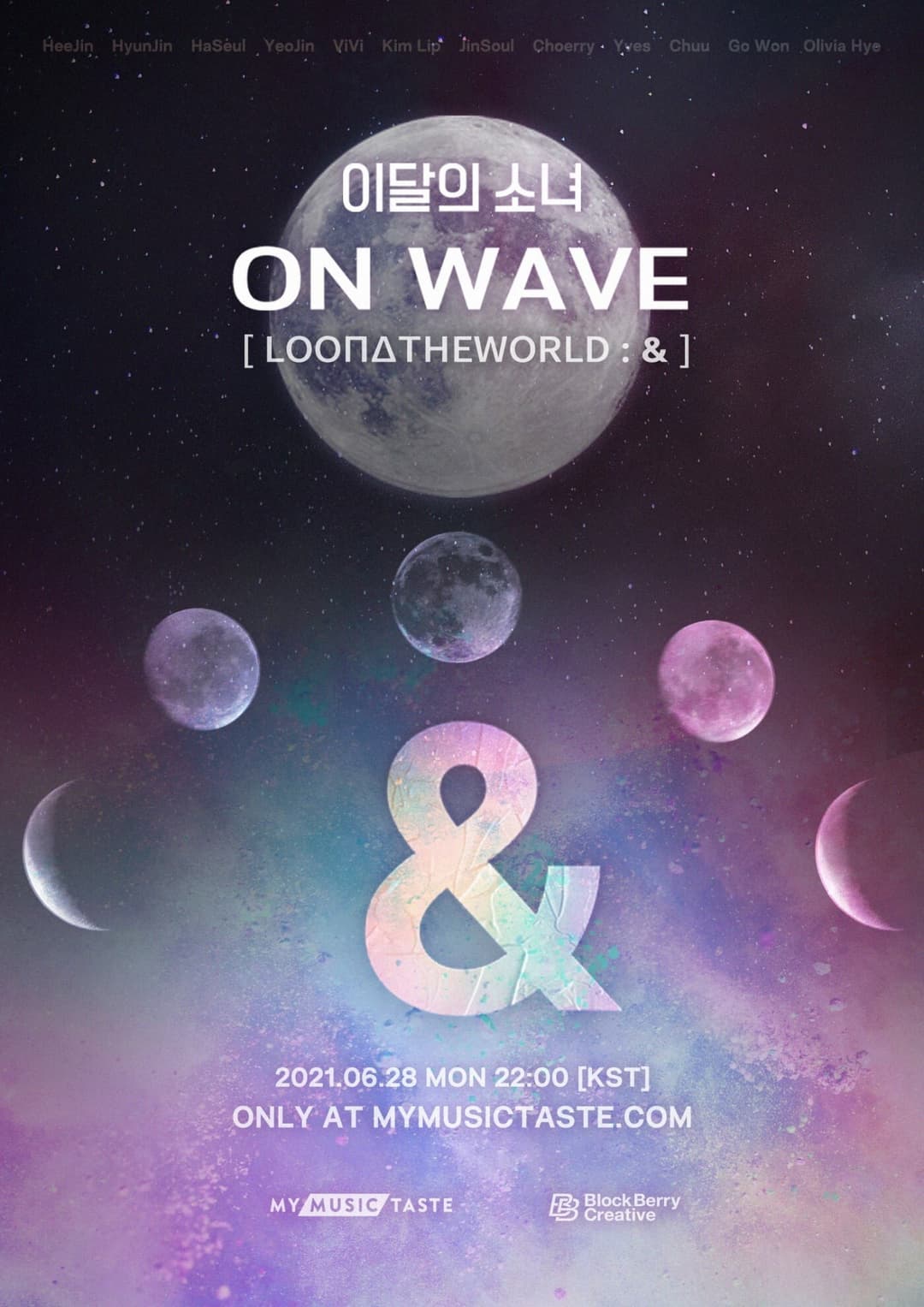 Poster di 이달의 소녀 LOOΠΔ On Wave [LOOΠΔTHEWORLD : &]