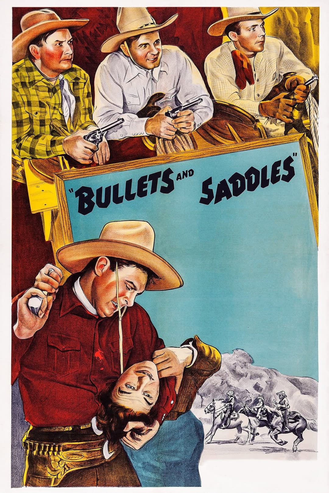 Poster di Bullets and Saddles